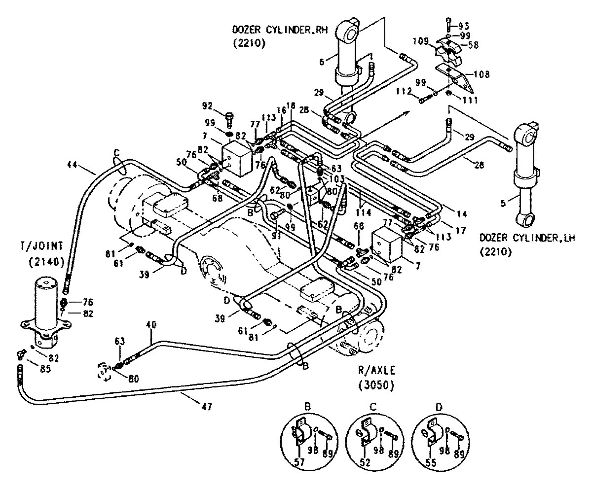 P603-087015 Escavadeira de rodas Hyundai R200W