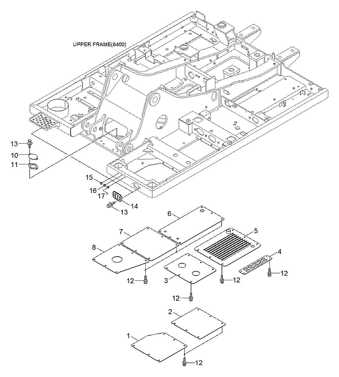 41K7-10020 Escavadeira de esteiras Hyundai HX260 L