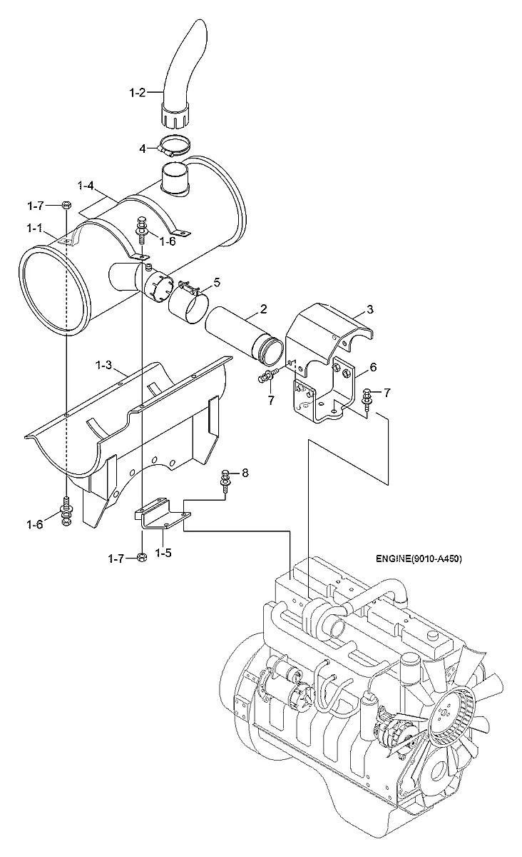 11N4-33020 Escavadeira de esteiras Hyundai R140LC-7