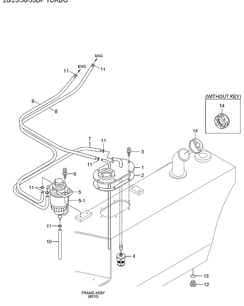 11F6-00090 Empilhadeira Hyundai 33DT-7