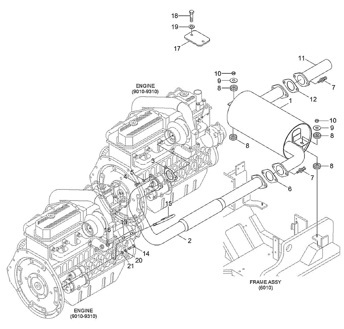 11FQ-43130 Empilhadeira Hyundai 50-60-70DS-7E