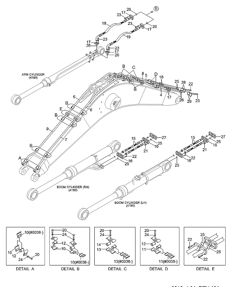 P700-247446 Escavadeira de esteiras Hyundai R800LC-7A