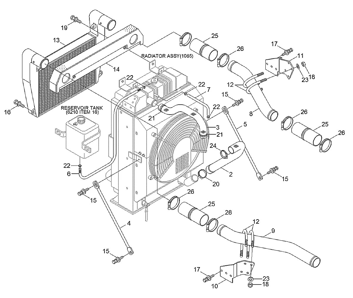 S070-037663 Escavadeira de esteiras Hyundai R140LC-7