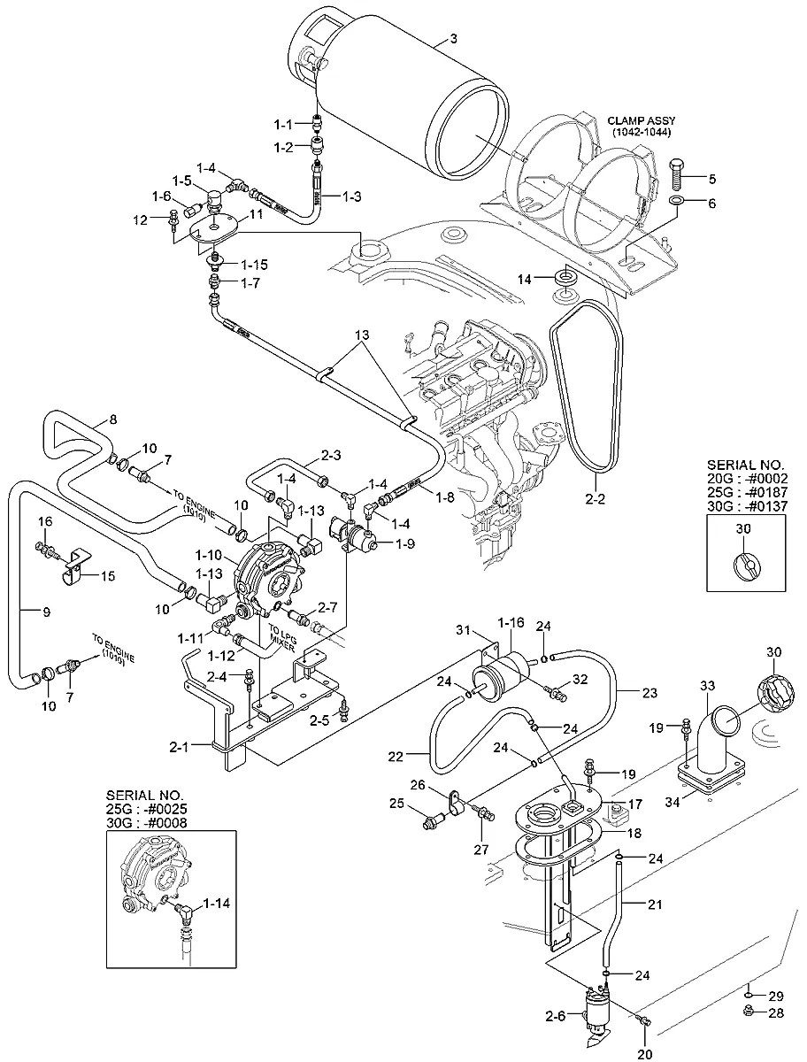11HF-50501 Empilhadeira Hyundai 30G-7