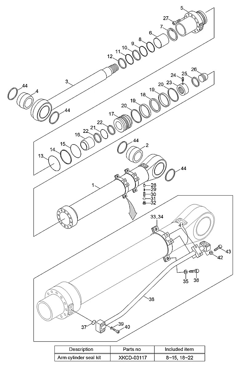 XKCD-00429 Escavadeira de esteiras Hyundai R800-7A