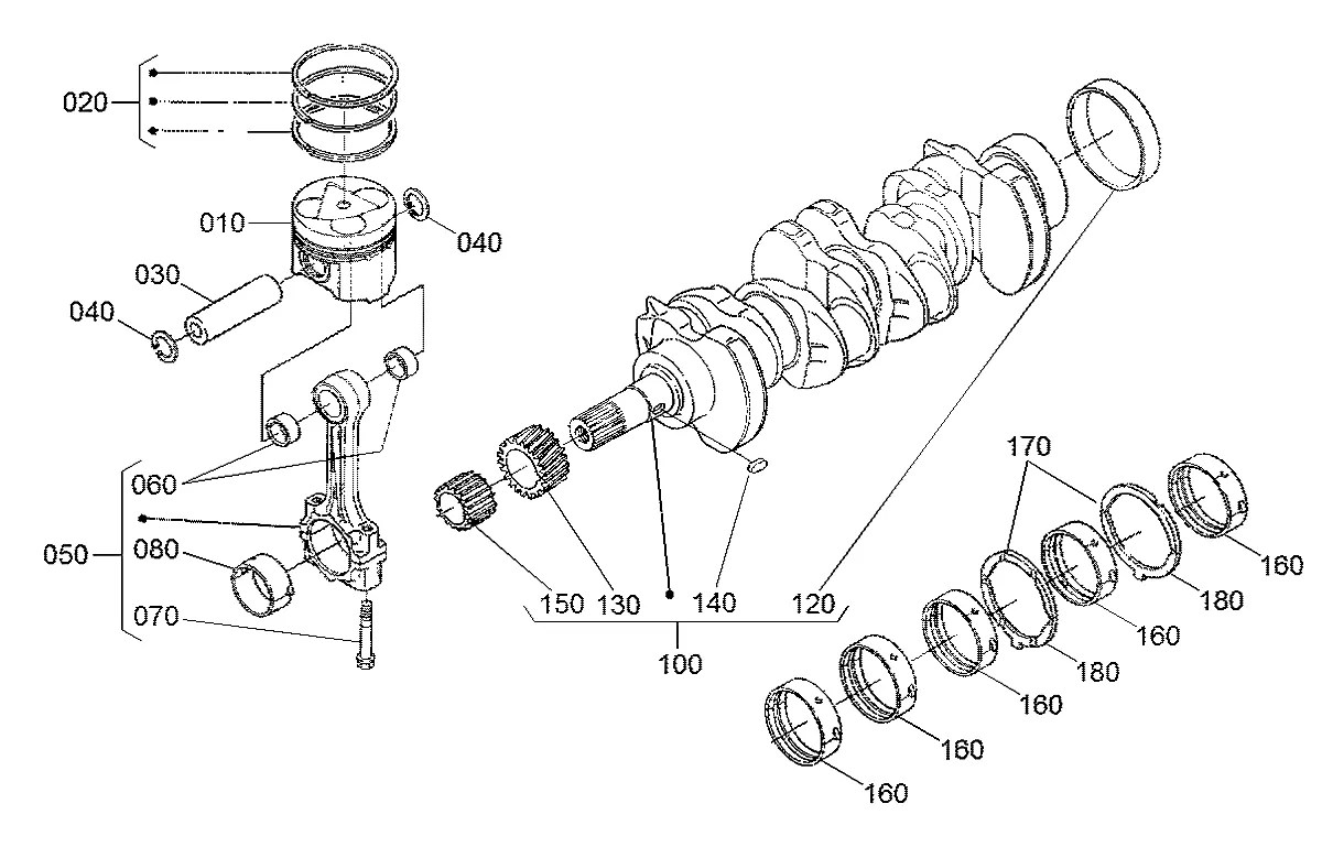 1C020-2201-7 Empilhadeira Hyundai 33D-7
