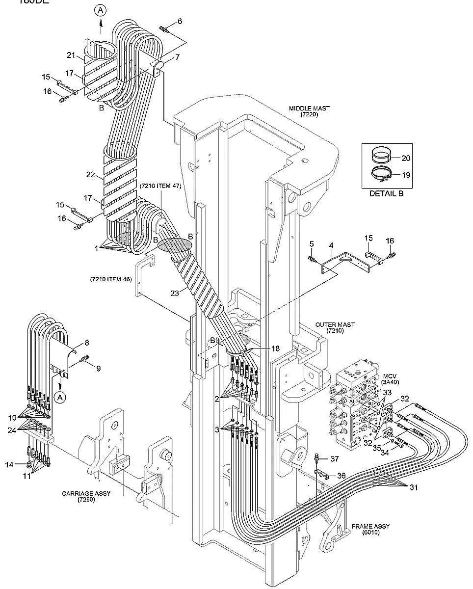 P753-200041 Empilhadeira Hyundai 180D-7E