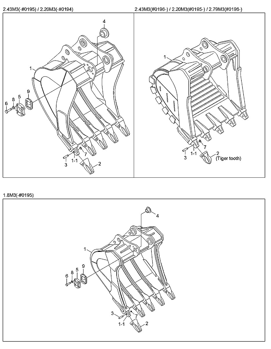 63QB-30400 Escavadeira de esteiras Hyundai R480LC-9