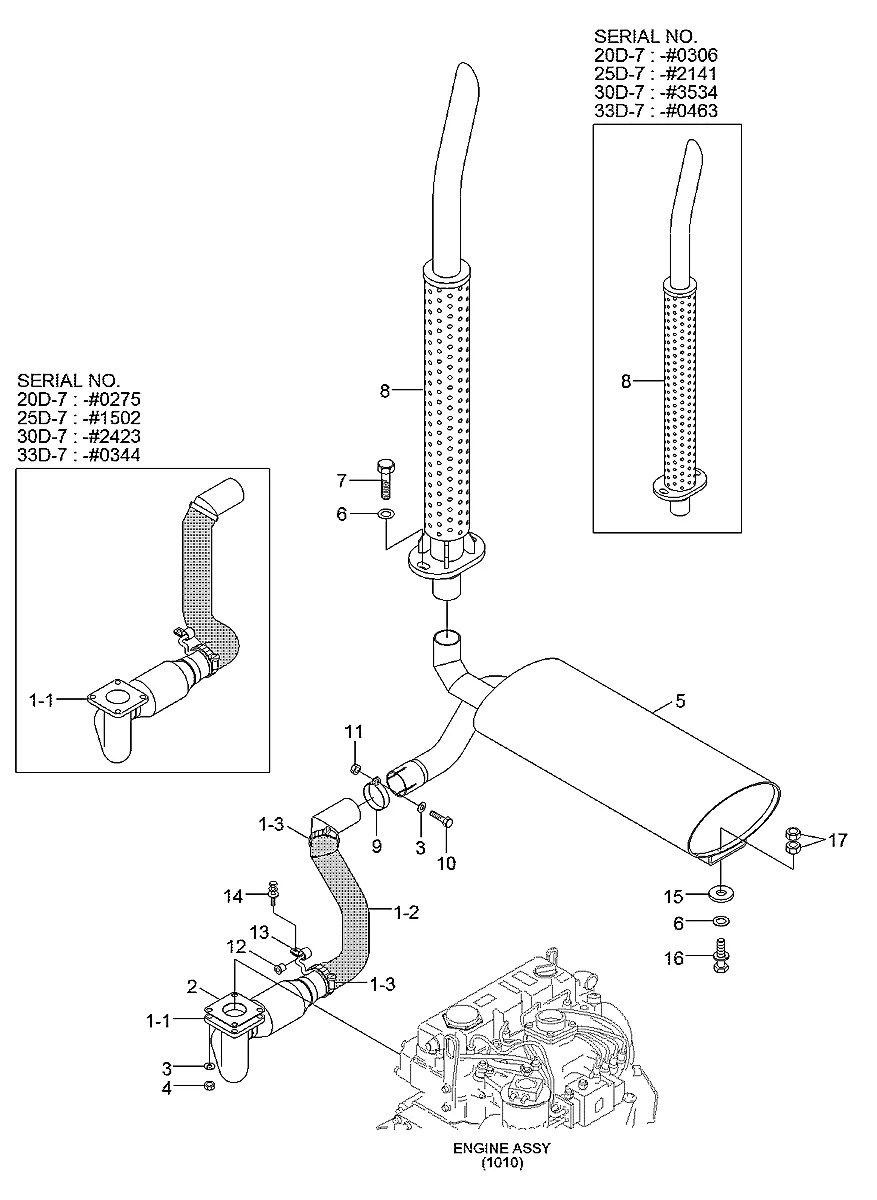 11HA-40041G Empilhadeira Hyundai 20-25-30-33D-7