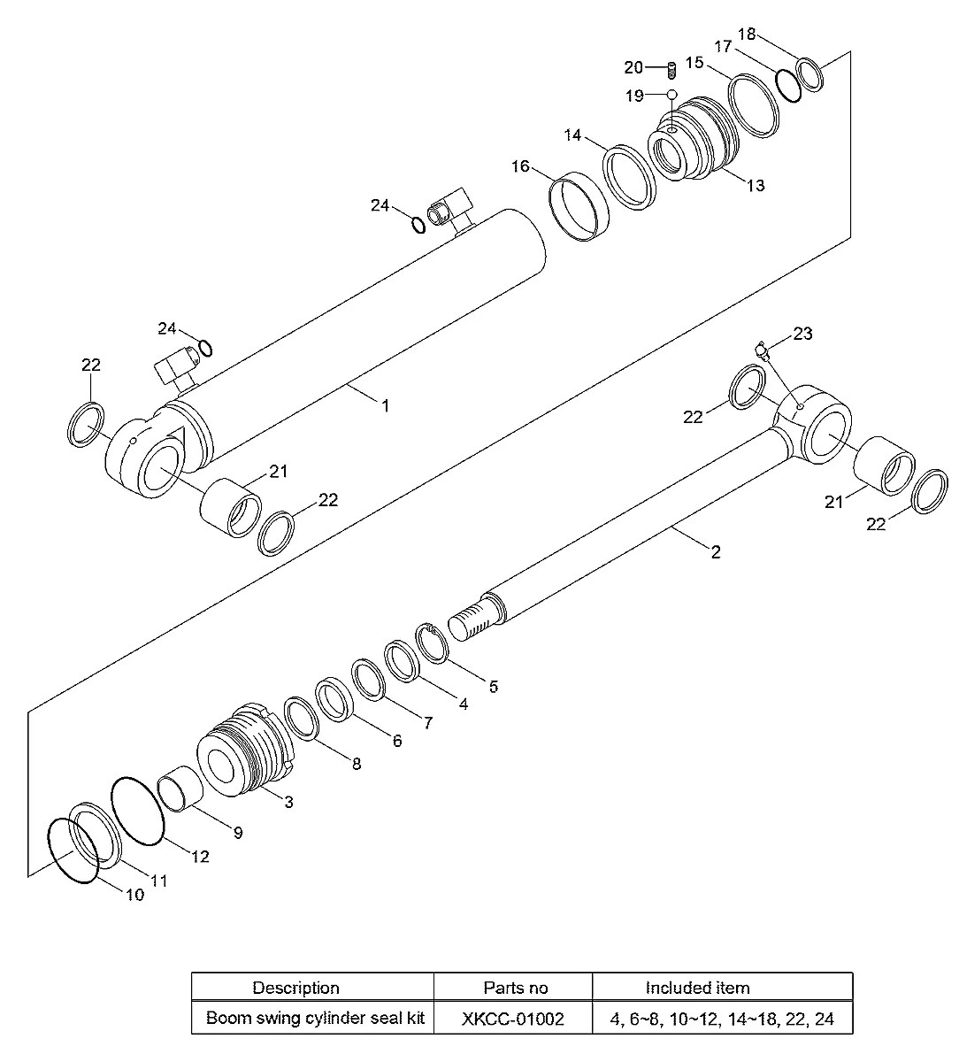 31ML-11010 Escavadeira de esteiras Hyundai R60CR-9A