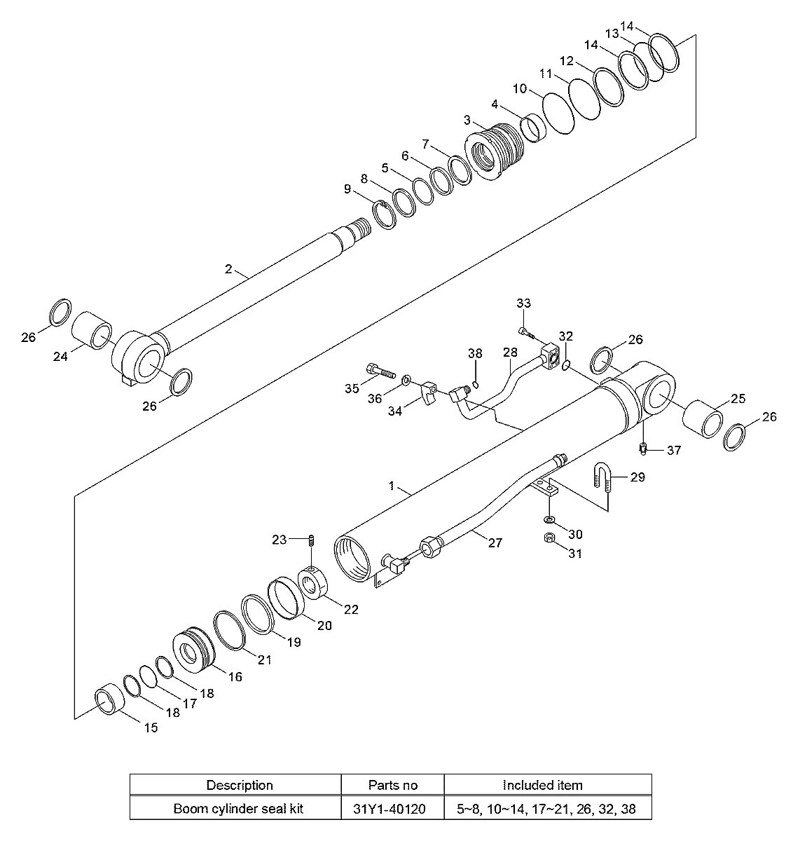 Y240-060013 Escavadeira de esteiras Hyundai R55-9