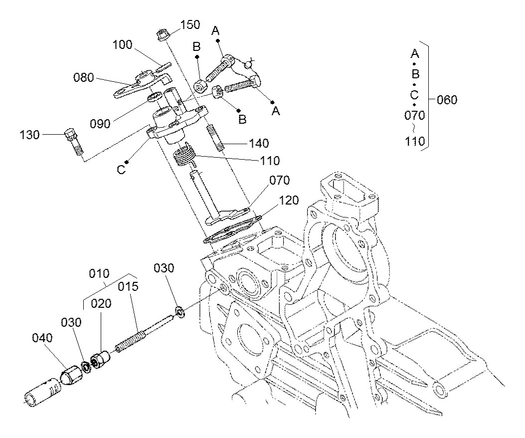 1A021-54120 Mini carregadeira Hyundai HSL650-7