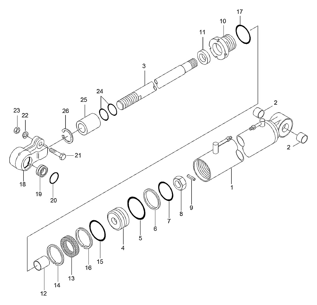 Y810-035001 Empilhadeira Hyundai HDF45-III