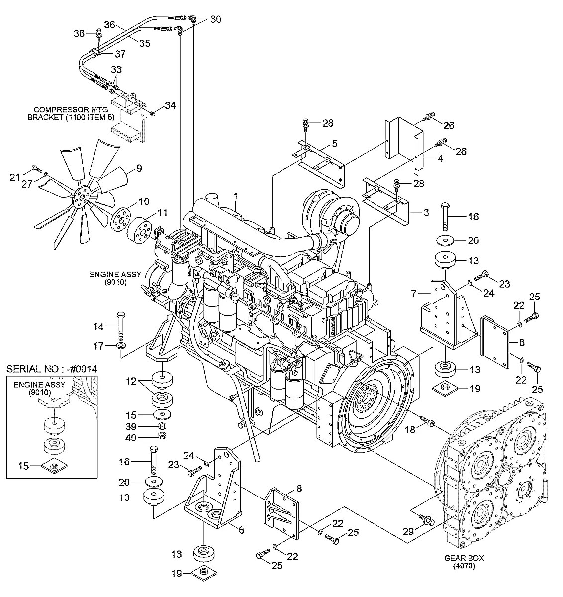 11QE-00280 Escavadeira de esteiras Hyundai R1200-9