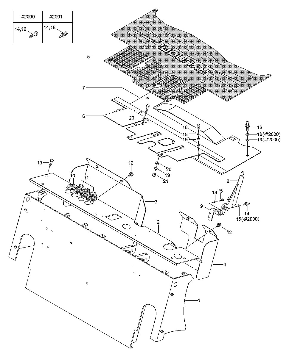 F21160041 Empilhadeira Hyundai HLF15-18-II