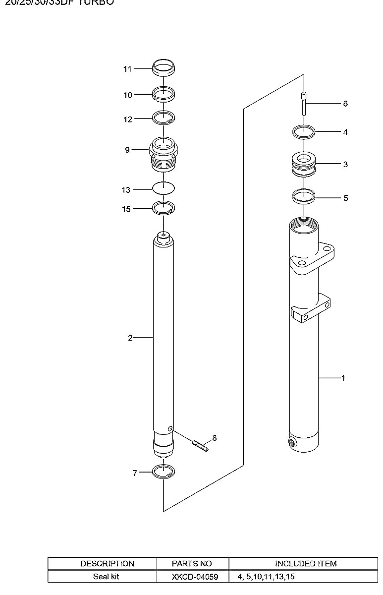 XKCD-04058 Empilhadeira Hyundai 20-25-30-33DT-7