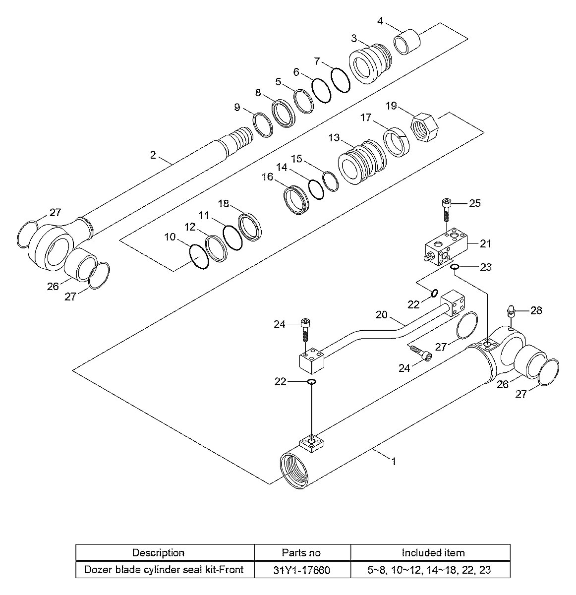 31Y1-18000 Escavadeira de rodas Hyundai R140W-7A