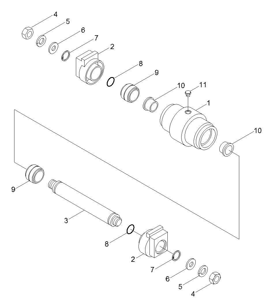 S601-034004 Escavadeira de esteiras Hyundai R55-3