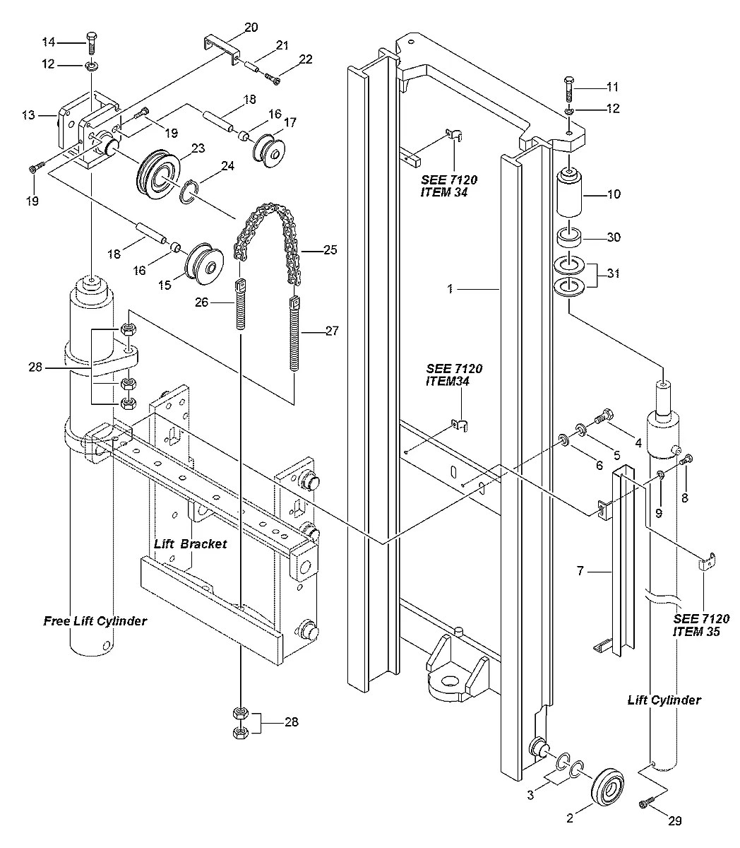 5223033800-01 Empilhadeira Hyundai HBR15-II