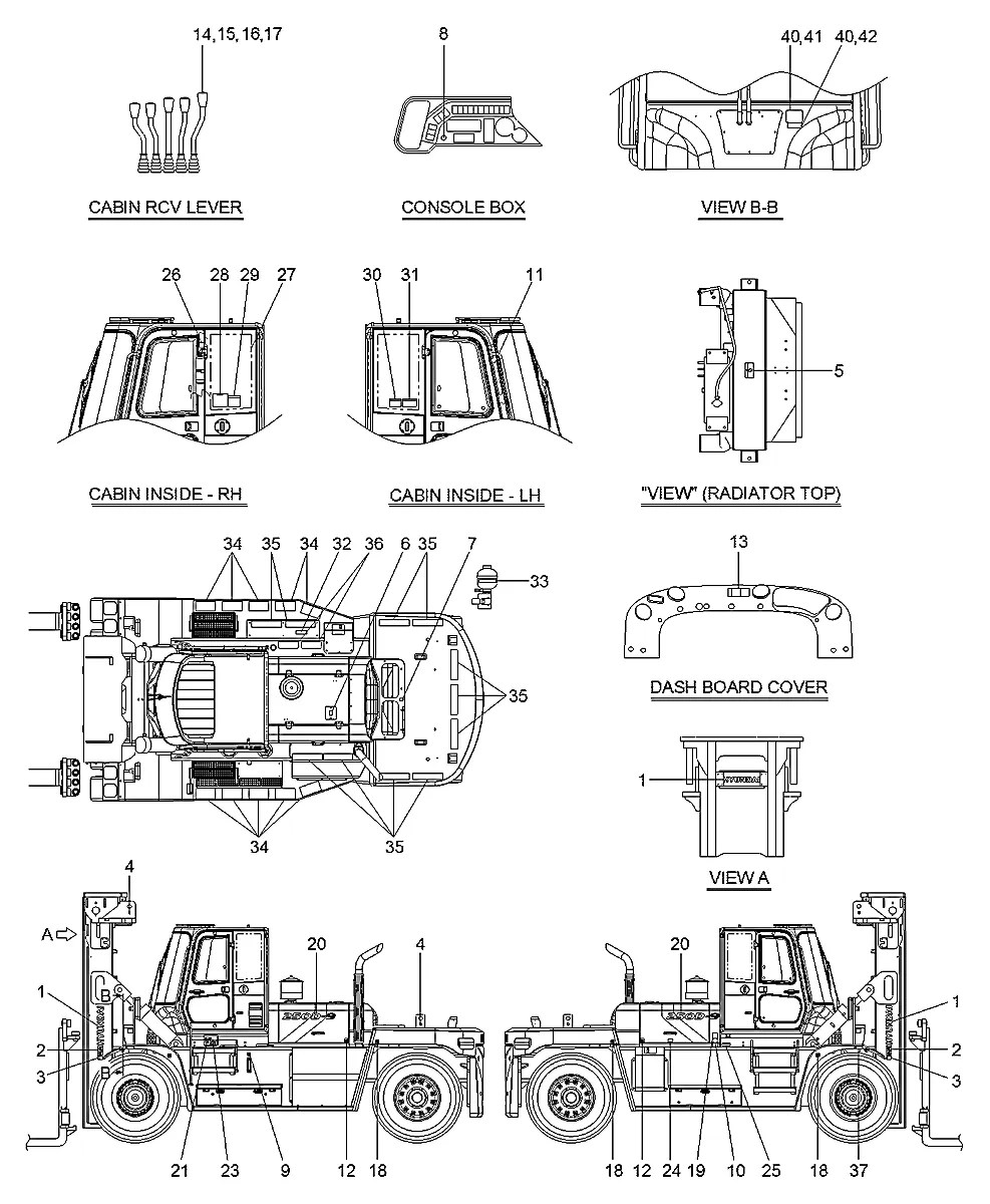 92FT-00241 Empilhadeira Hyundai 250D-9