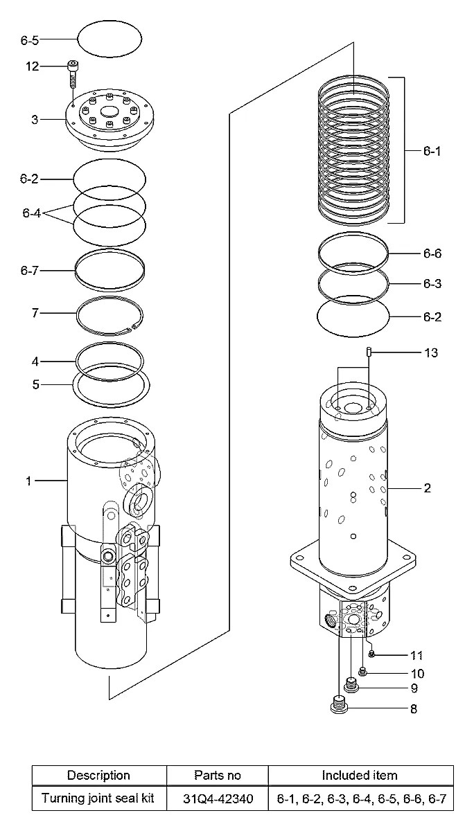 31Q4-42300 Escavadeira de rodas Hyundai R140W-9