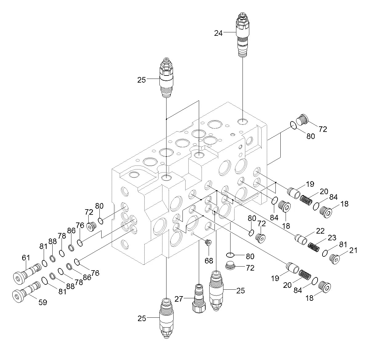 2034600010 Escavadeira de esteiras Hyundai R110-7A