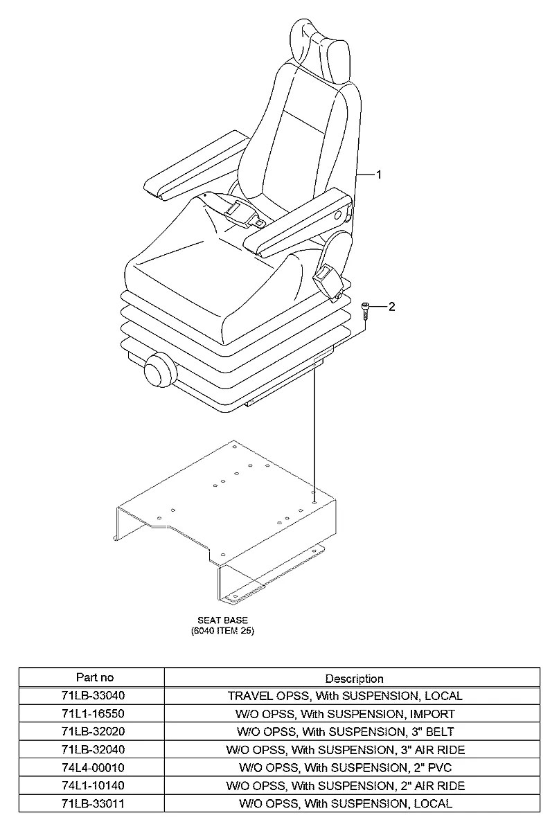 71LB-33040 Empilhadeira Hyundai 100-120-135-160D-7