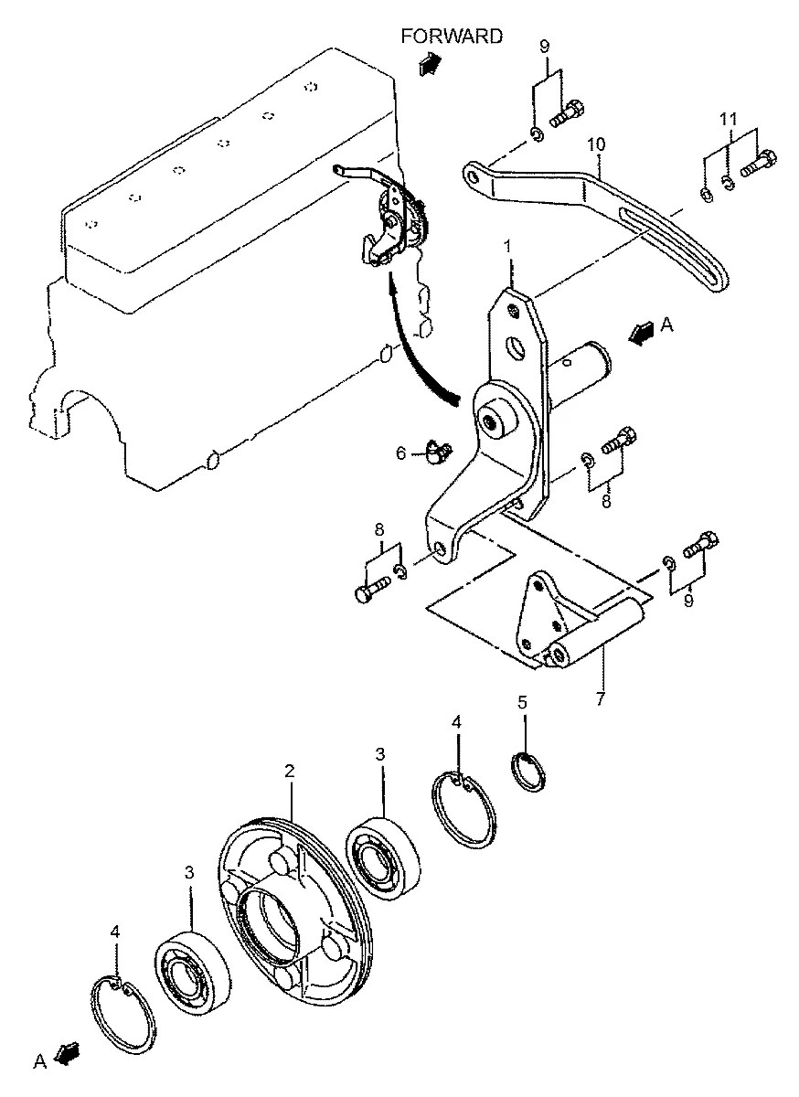 F3200-02500 Escavadeira de rodas Hyundai R95W-3