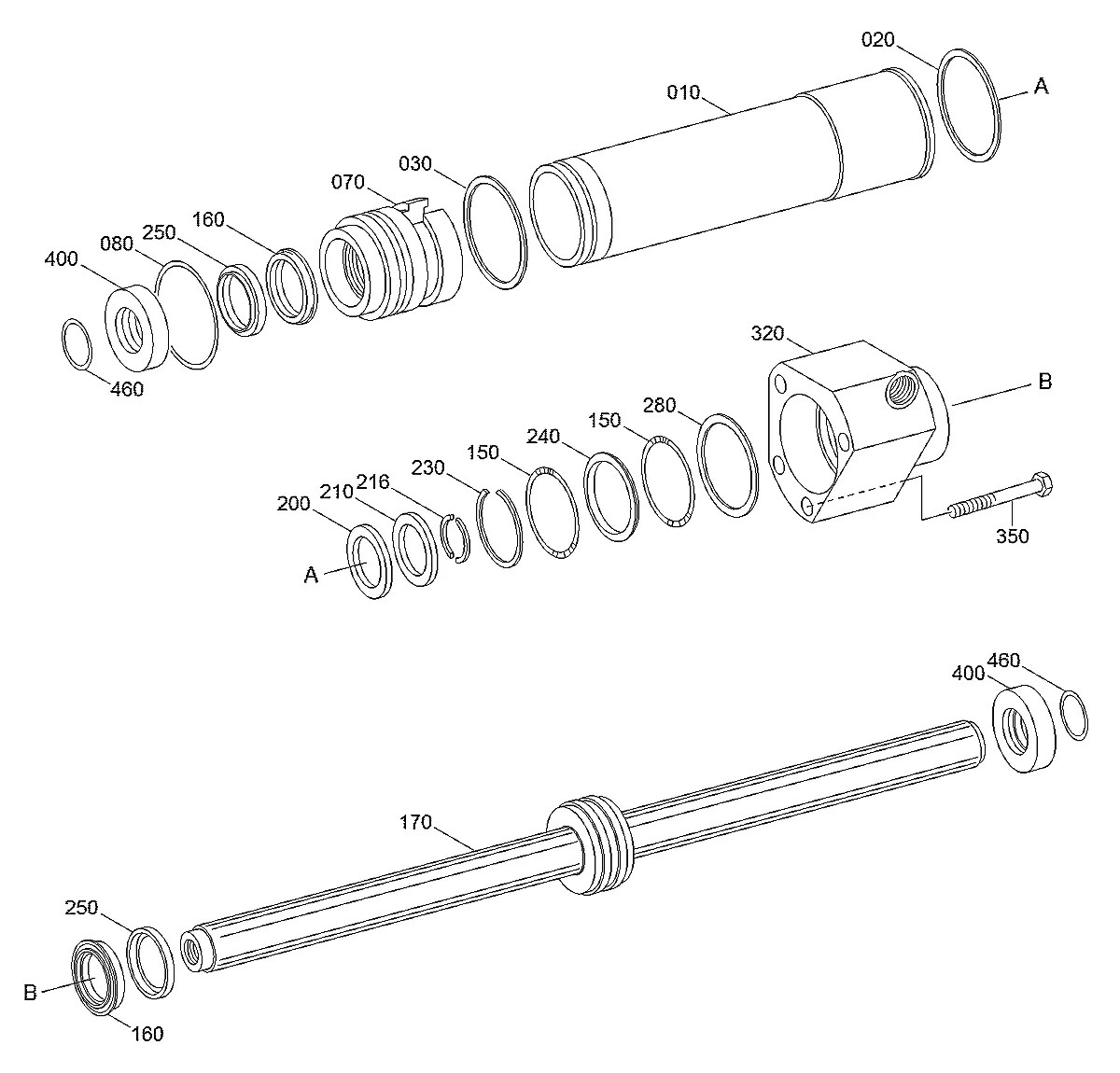 0730-004-666 Escavadeira de rodas Hyundai R170W-7