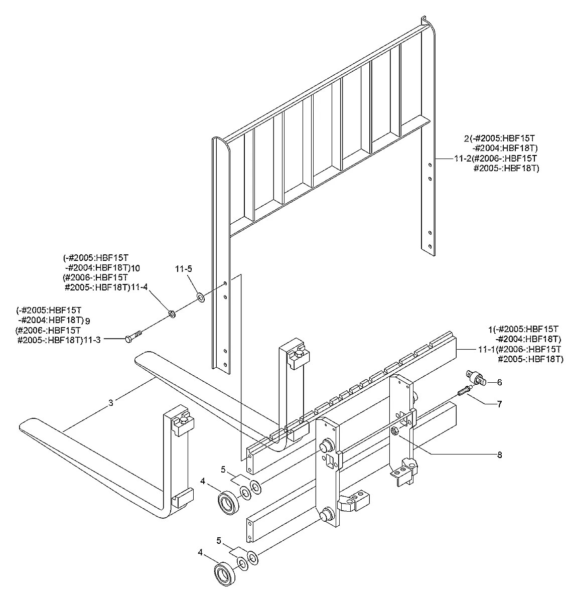 B51502001 Empilhadeira Hyundai HBF15-18T