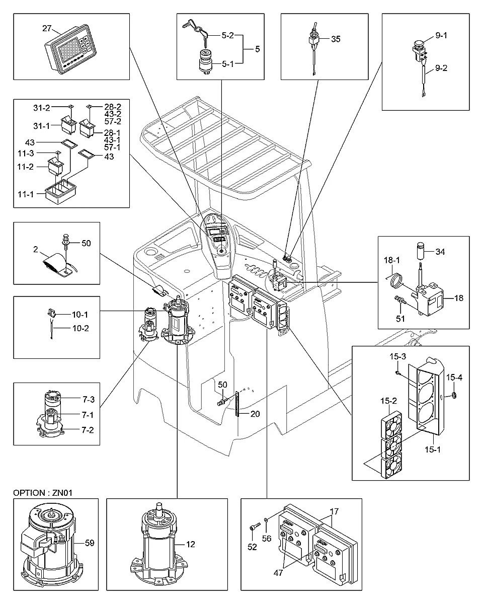20FP-02010 Empilhadeira Hyundai 20-25BR-7