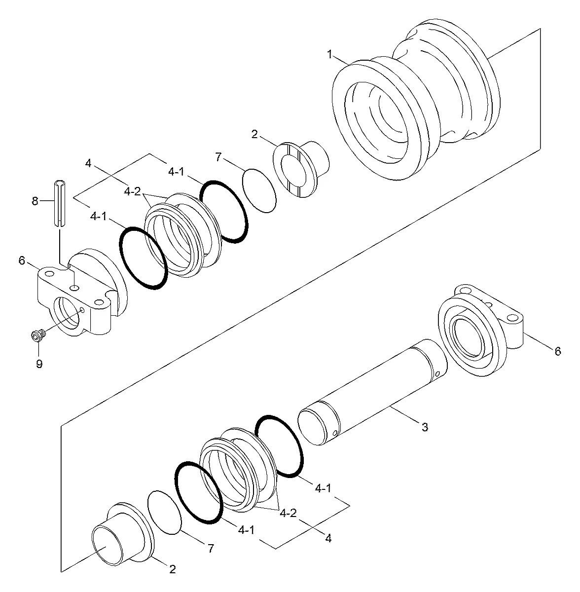 81N6-11010BG Escavadeira de esteiras Hyundai R215LC-7
