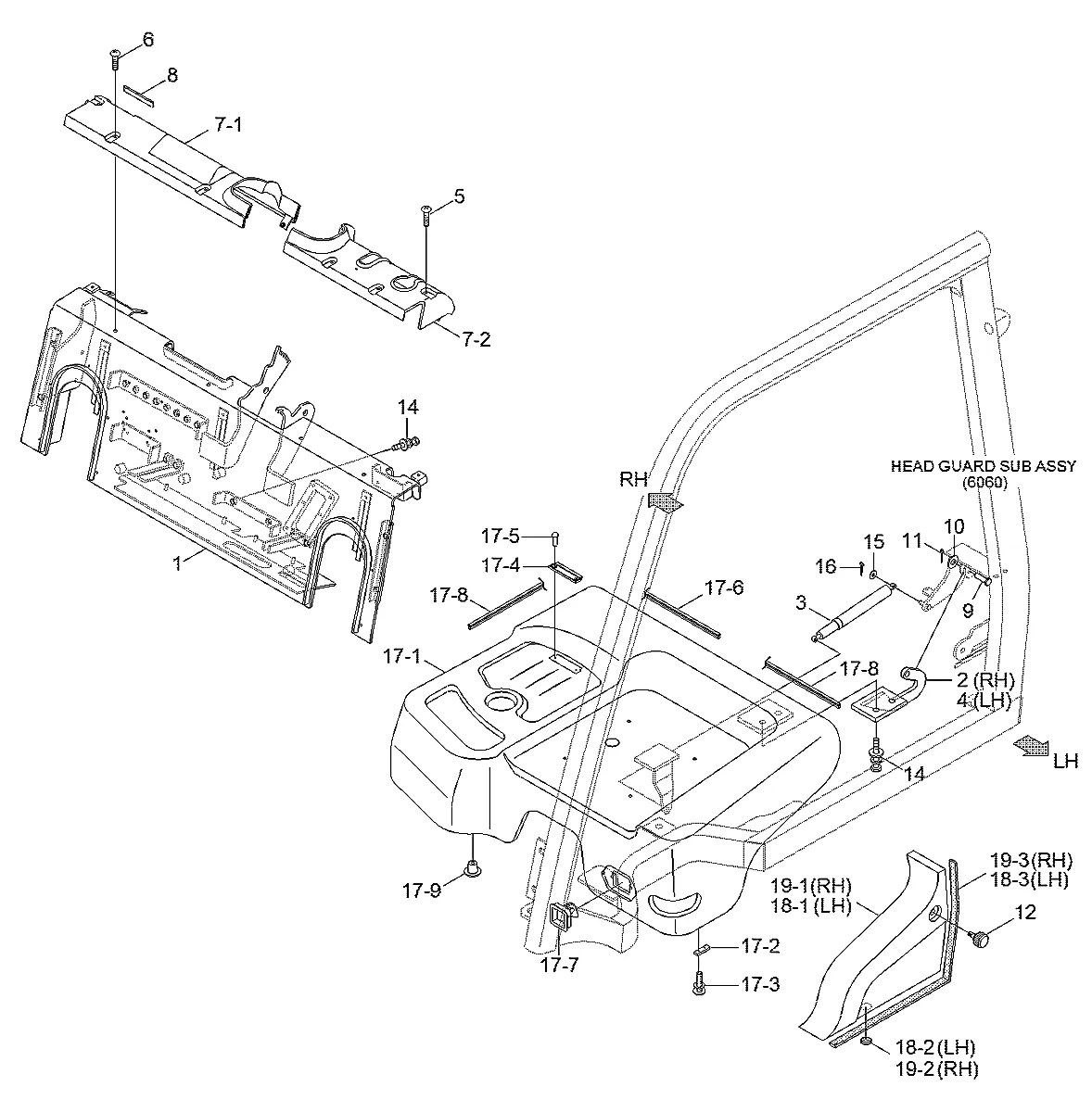 S771-040000 Empilhadeira Hyundai 45L-7A