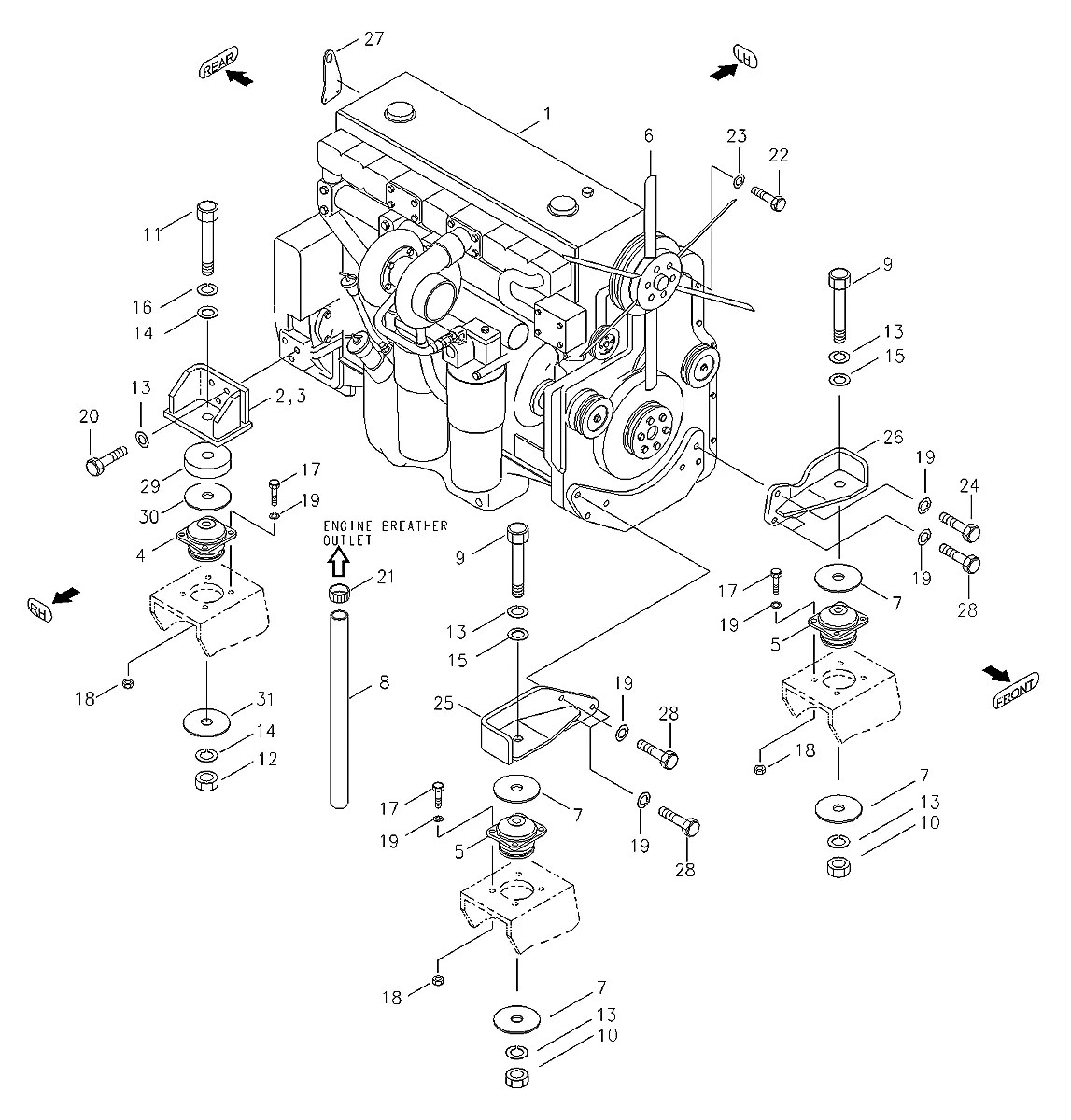 11EH-02080 Escavadeira de esteiras Hyundai R360LC-3