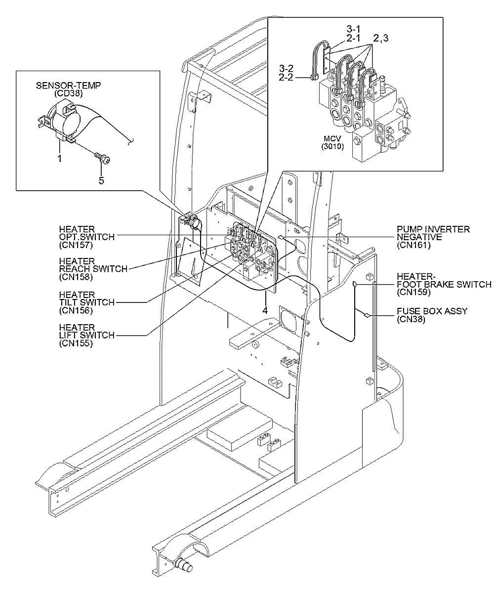 21FP-05020 Empilhadeira Hyundai 10BR-7 