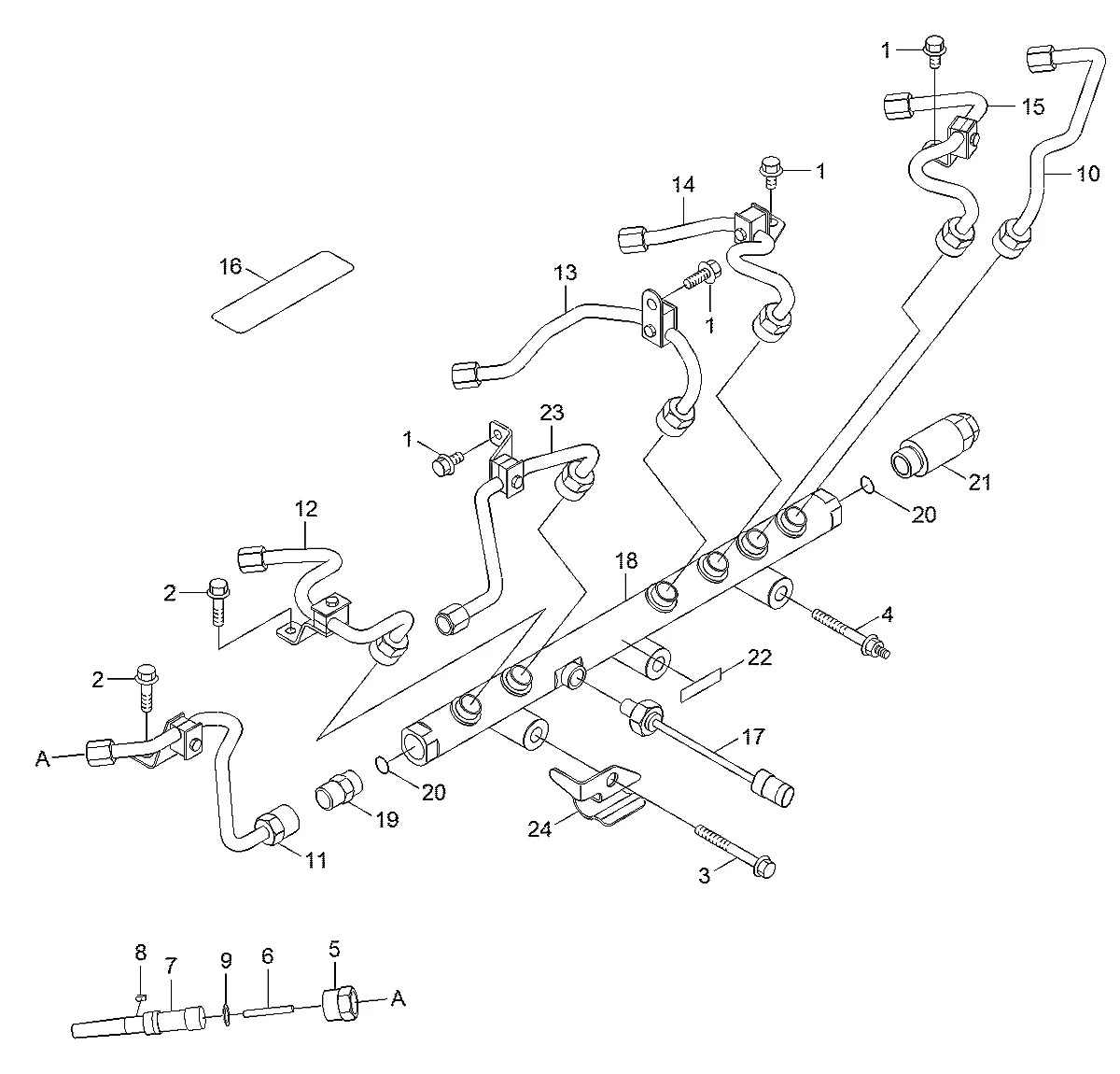 4954295 Escavadeira de esteiras Hyundai R380LC-9A