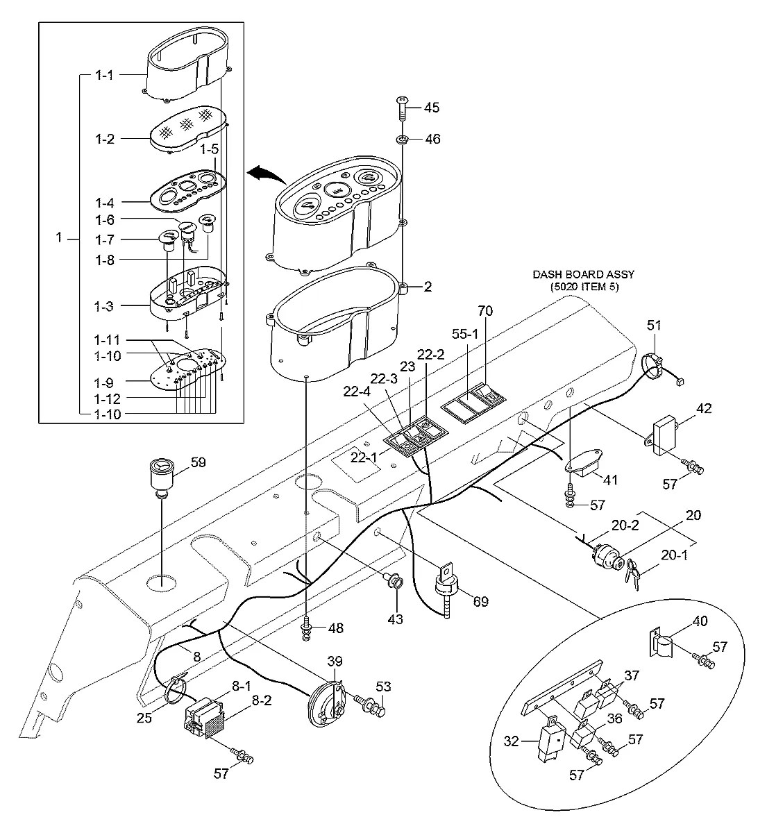 F13860010 Empilhadeira Hyundai HDF50-III