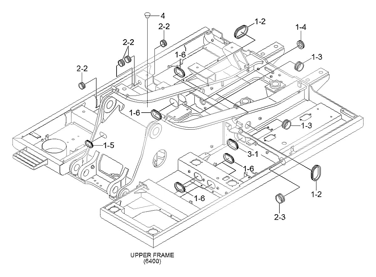 41Q9-50031 Escavadeira de esteiras Hyundai R330LC-9SH