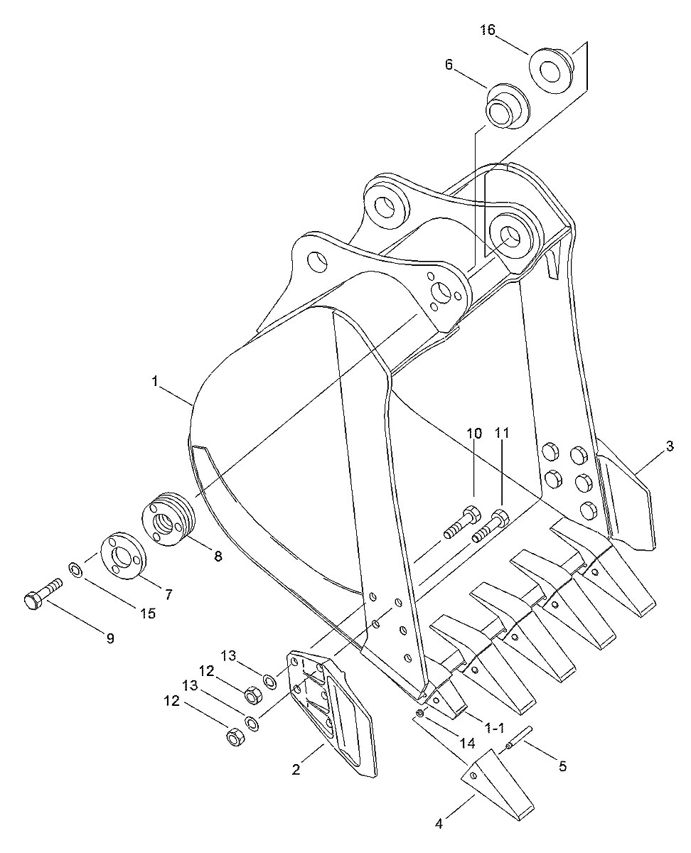 E161-3017 Escavadeira de rodas Hyundai R200W