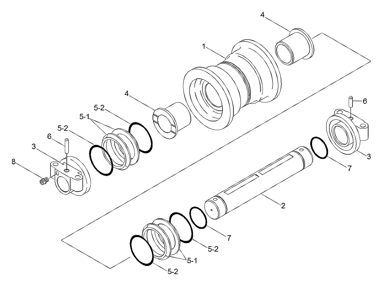 81N8-11051G9 Escavadeira de esteiras Hyundai HX260 L