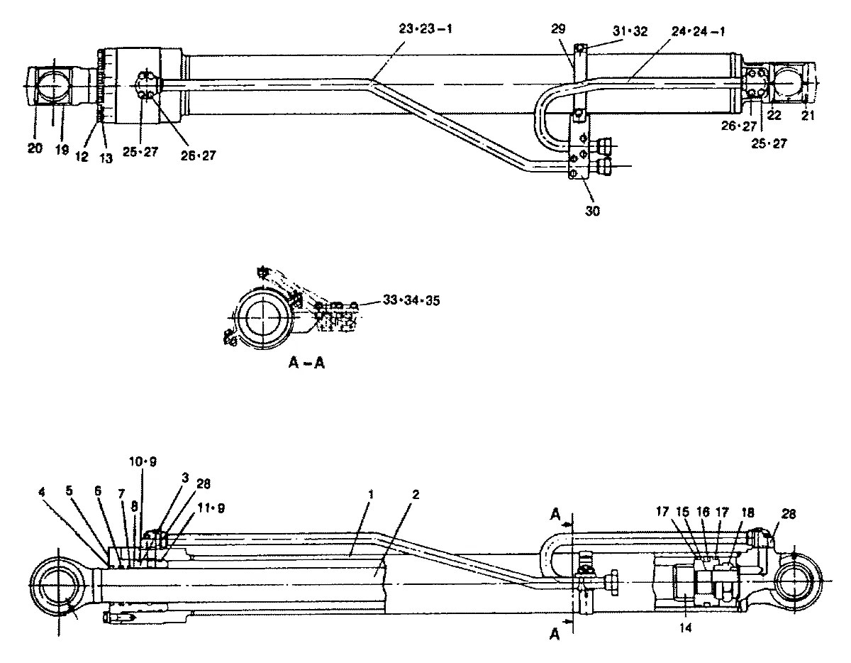 707-51-85211 Escavadeira de rodas Hyundai R200W