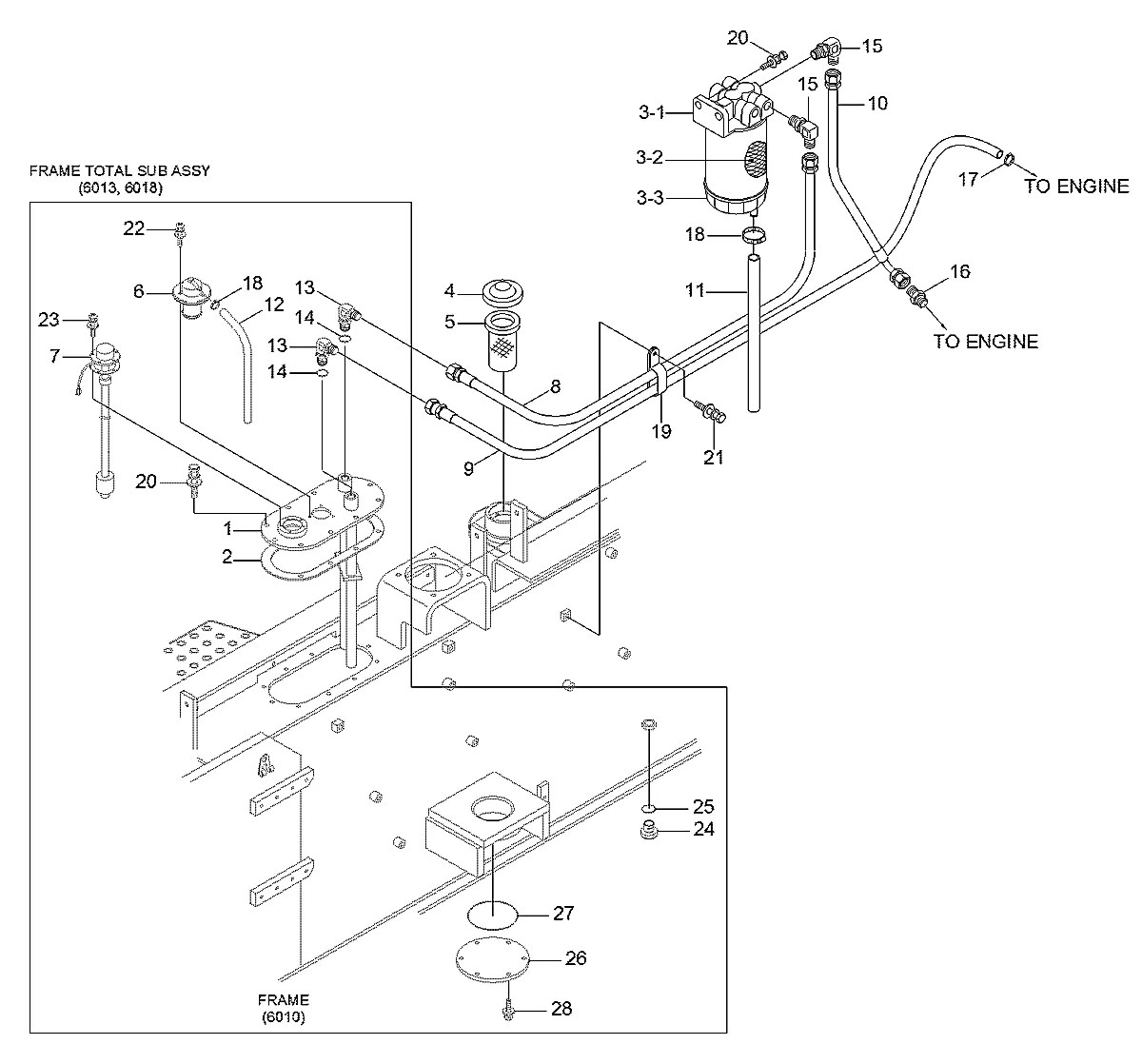 11FT-50051 Empilhadeira Hyundai 100-120-135-160D-7