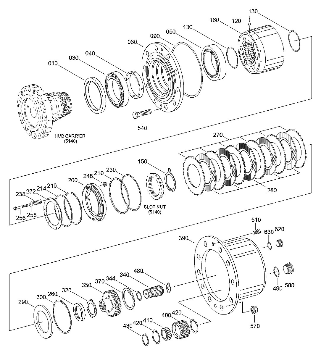 0750-117-570 Escavadeira de rodas Hyundai R170W-7