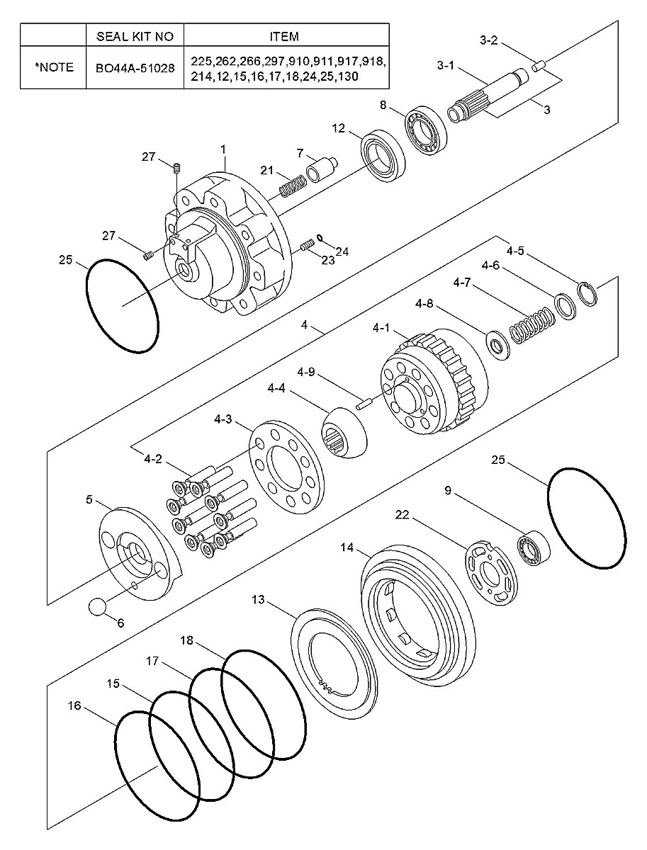 20462-40106 Escavadeira de esteiras Hyundai R160LC-3