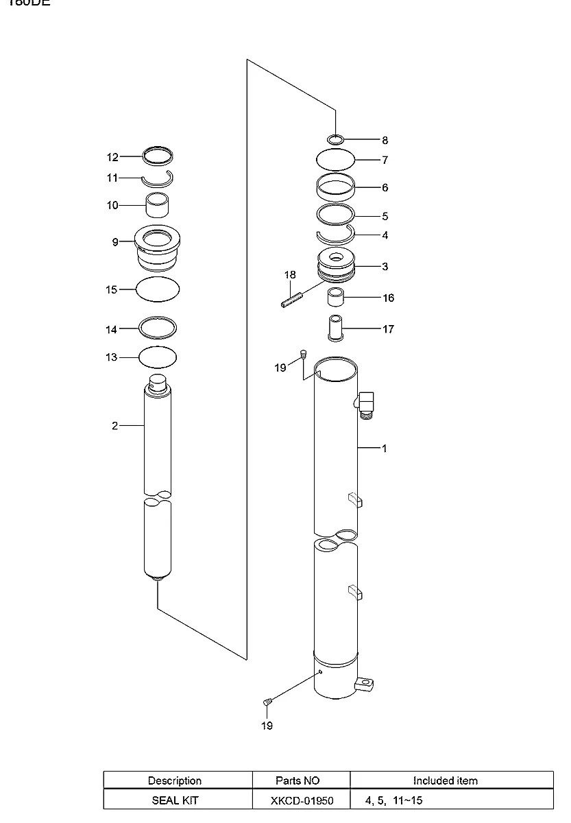 XKCD-01950 Empilhadeira Hyundai 180D-7E