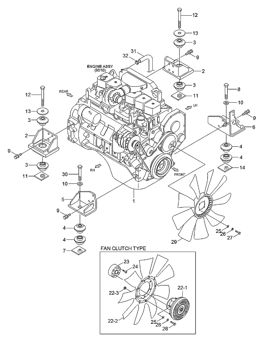 11Q4-08100 Escavadeira de esteiras Hyundai RB140LC-9S