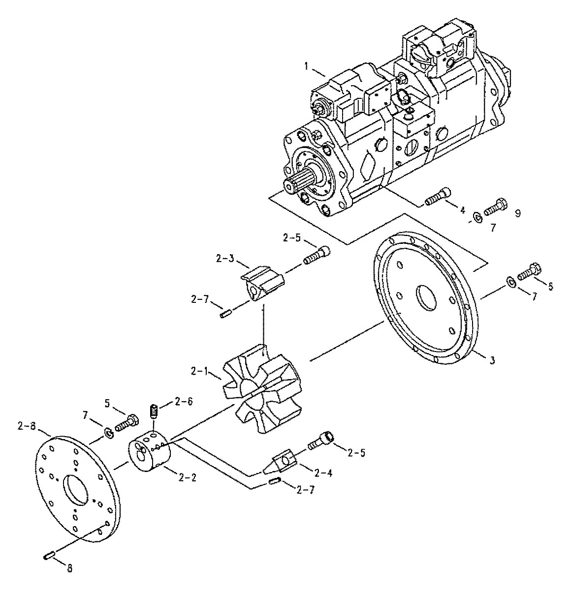 S472-910204 Escavadeira de esteiras Hyundai R210-ECONO