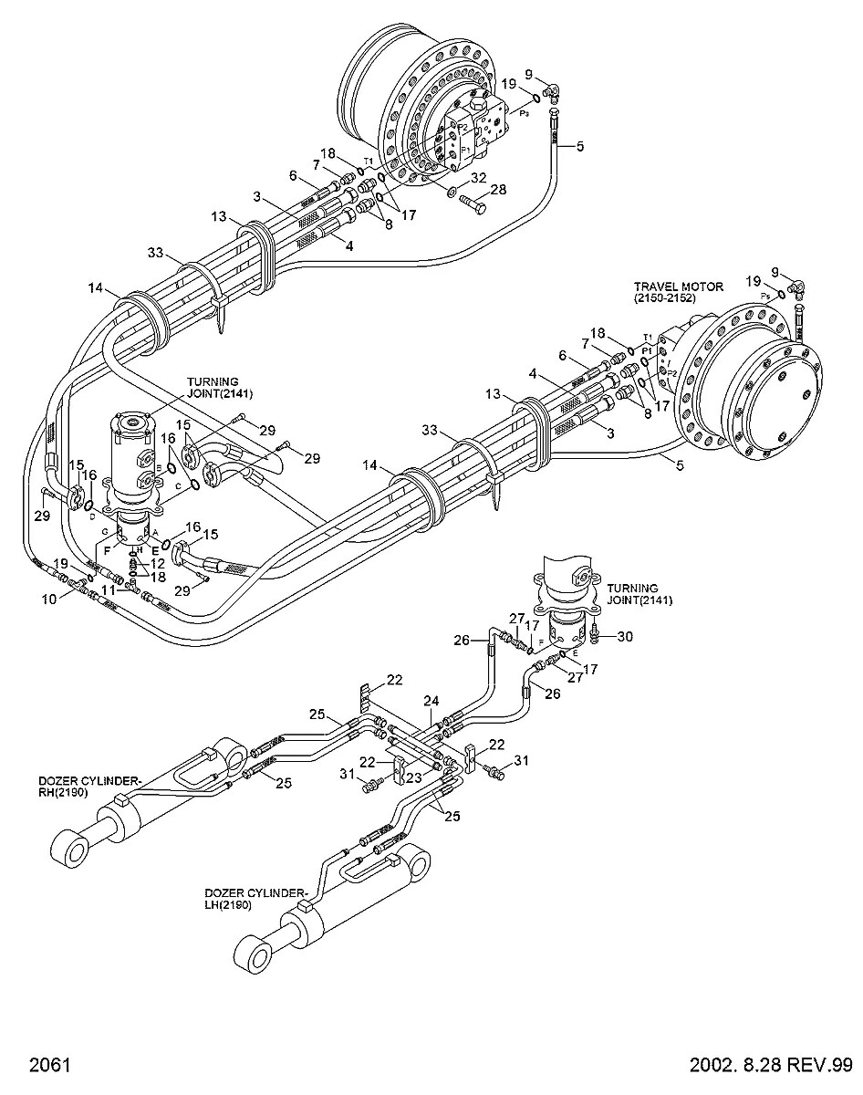 S035-165522 Escavadeira de esteiras Hyundai R160LC-3