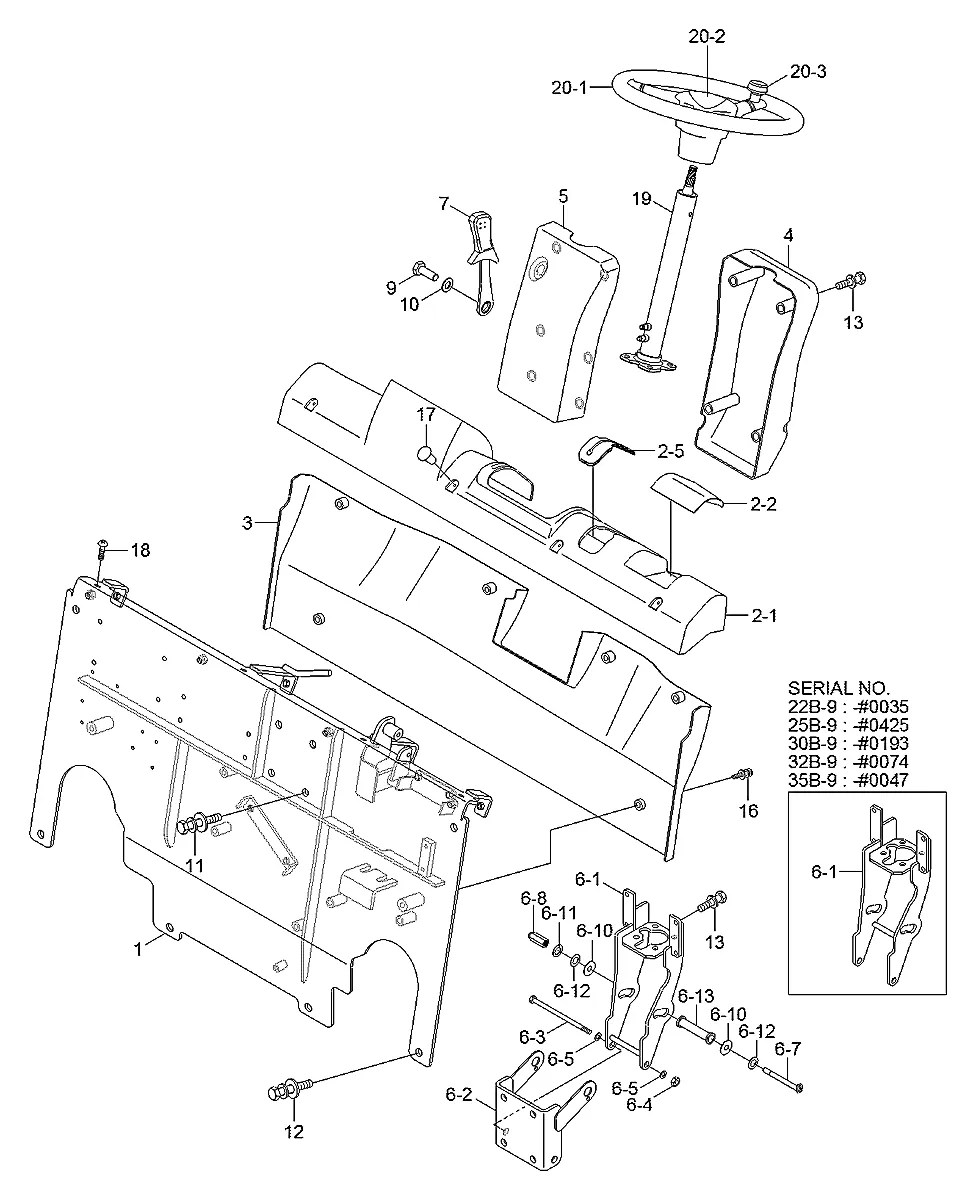 71B1-41021 Empilhadeira Hyundai 22B-9