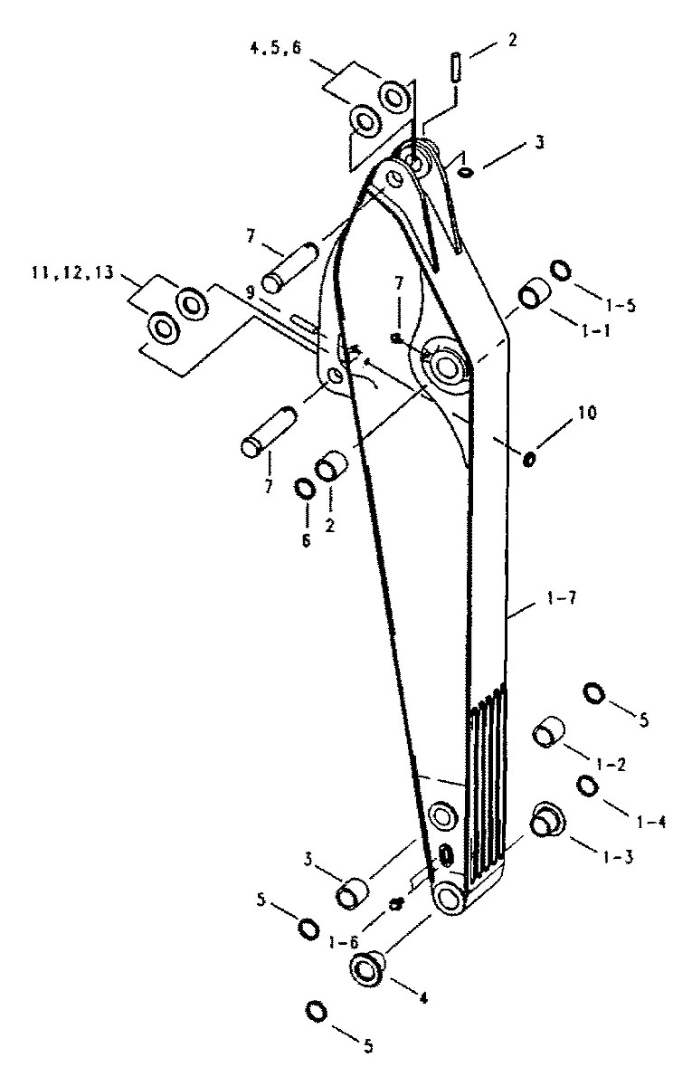 S0X3-0003 Escavadeira de rodas Hyundai R130W